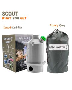 'Scout' Kelly Kettle (1.2 liter) in Stainless Steel