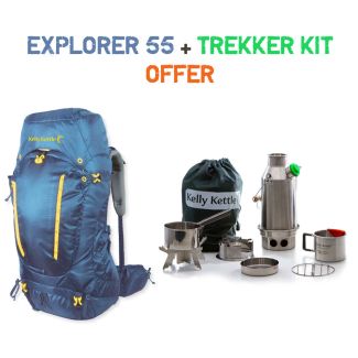 Explorer Rucksack (55 Liter) + Trekker Kit