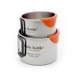 Camping Cup Set (350 & 500ml) for Kelly Kettle Stacked