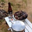Cook Set (Stainless Steel) for Trekker - Cooking Kebabs