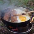 Cook Set (Stainless Steel) for Trekker - Sausages & Eggs