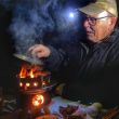 Night Cooking on the Hobo