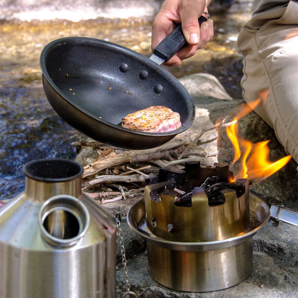 Ultimate 'Base Camp' Kit (Stainless Steel) - VALUE DEAL Camping Kettle u0026  Stove | Camp Equipment | Camp Cookware | Survival kit | Original u0026 Best